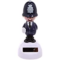 Los mejores  - Puckator Muñeco Solar-Policia Ingles- Multicolor- 10.5x5x5.5 cm